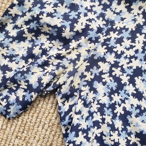 Vintage 30s Day Dress Women's Small Blue - Picture 7 of 12